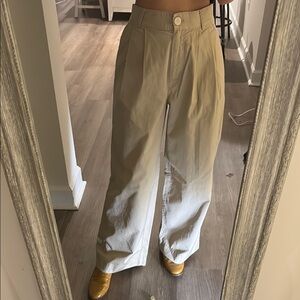 *ALMOST NEW* Beige Wide-Leg Trousers
